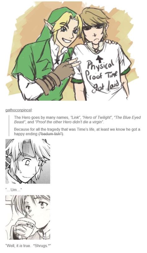 Botw Link X Tp Link, Link Zelda Funny, Botw Fanart Funny, Link Comics Breath Of The Wild, Botw Funny Comic, Oot Link, Legend Of Zelda Botw Memes Funny, Zelda Funny, Zelda Twilight Princess