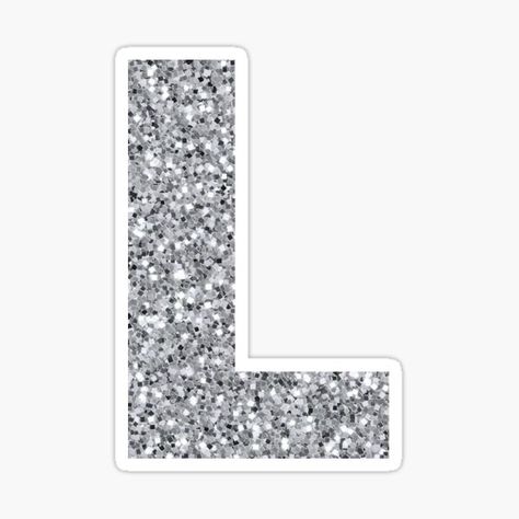 Silver Widgets, Seniors 2025, L Sticker, Fonts Lettering, Cute Tumblr Wallpaper, Glitter Letters, Cute Letters, Glitter Stickers, College Gifts