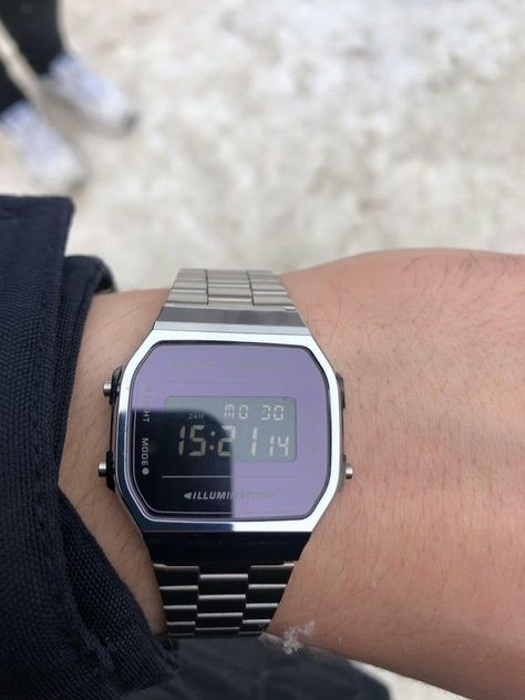 Casio Aq230 Outfit, Casio Watch Aesthetic, Casio A168, Vintage Casio Watch, Casio Digital Watch, Aesthetic Watch, Casio Vintage Watch, Casio Digital, Drukarka 3d