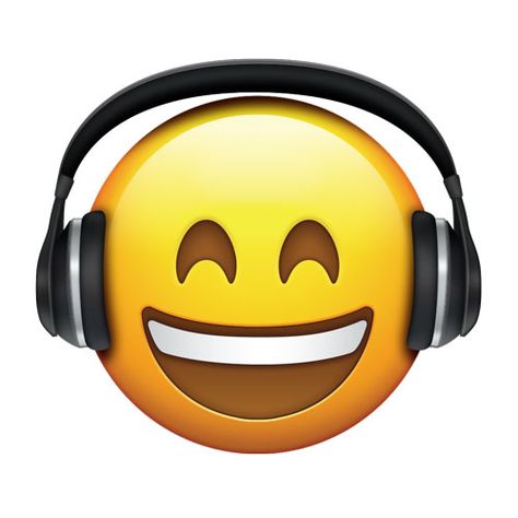 Emoji Request - ListeningToMusicEmoji Lost Emokids, Ios Sticker, Music Emoji, Random Emojis, Faces Emoji, Emoji Set, Emoji Stickers Iphone, Iphone Music, Blue Emoji