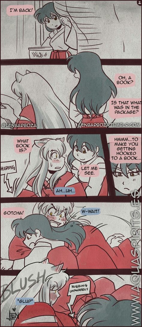 Inuyasha X Kagome Fanart, Inuyasha And Kagome Fanart, Inuyasha Comics, Inuyasha Family, Amor Inuyasha, Inuyasha Funny, Cursed Things, Inuyasha Love, Seshomaru Y Rin