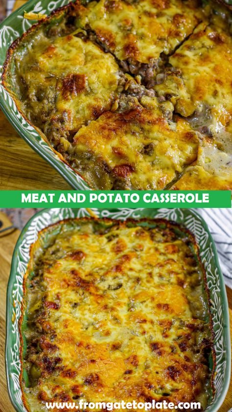 Casseroles On The Grill, Roast Beef Casserole, Meat And Potato Casserole, Meat Casserole Recipes, Ground Beef Potato Casserole, Beef Potato Casserole, Meat And Potatoes Recipes, Hamburger And Potatoes, Hotdish Recipes