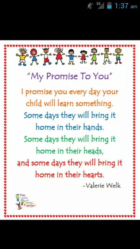 My promise to you Quotes For School Reception, Orientation Day Decoration, My Promise To You, Back To School Night, Preschool Class, School Night, School Opening, Meet The Teacher, Beginning Of The School Year