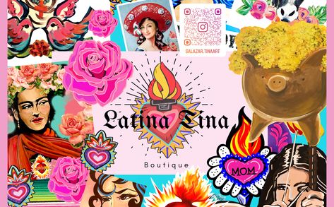 A brand that is bold and colorful, blending cultural heritage with modern design. Latina Branding, Mexican Culture, Dope Art, Unique Clothing, Art Styles, Cultural Heritage, Unique Outfits, Clothing For Women, Art Home Decor