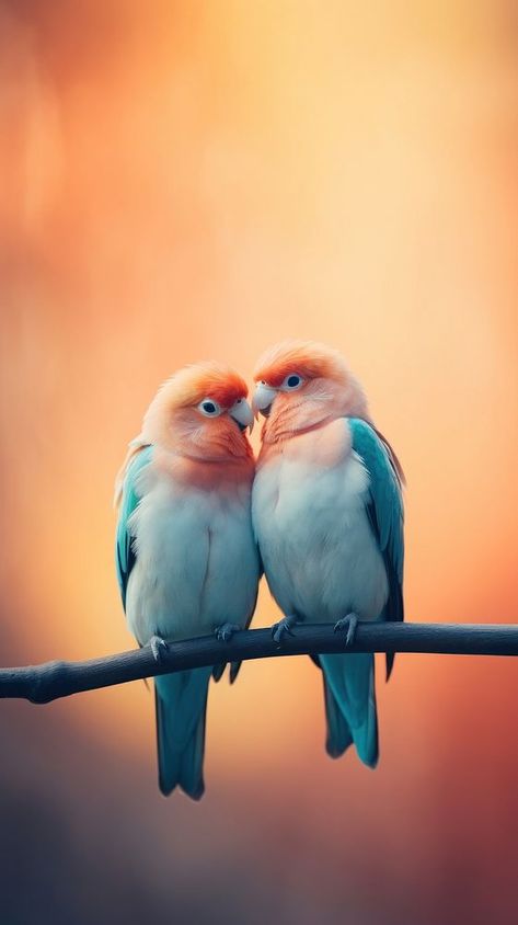 A couple love bird animal beak affectionate. | premium image by rawpixel.com / Pitcha Benrohman Love Birds Aesthetic, Animal Couple Aesthetic, Love Birds Photography, Bird Aesthetic, Couple Birds, Bird Couple, Good Morning Coffee Images, Morning Coffee Images, Coffee Images