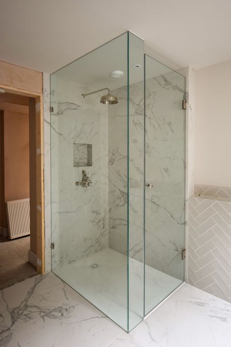 Cleaning shower glass