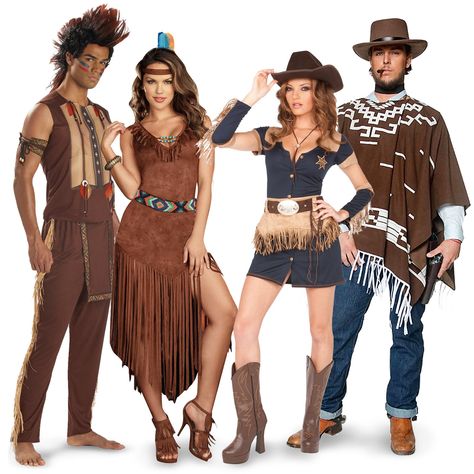 #Halloween http://www.planetgoldilocks.com/halloween/sales.html   Wild Wild West #GroupCostumes Western Theme Party Outfit, Western Party Outfit, Wild West Costumes, Wild West Outfits, Party Dress Codes, Wild West Theme, Wild West Party, Wilde Westen, Cowboys And Indians