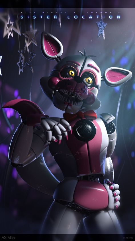 Funtime Foxy Plush, Fnaf Images, Foxy Wallpaper, Foxy Plush, Fnaf 5, Fnaf Foxy, 3d Poster, 5 Wallpaper, Fnaf Sister Location