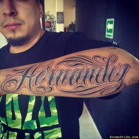 Sergio Name Tattoo, Aaron Hernandez Tattoos, Luis Name Tattoo Design, Hernandez Tattoo, Hernandez Tattoo Lettering, Name Tattoo Designs, Name Tattoo, Name Tattoos, Body Drawing