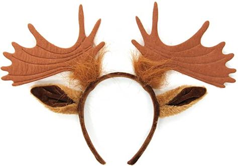 Amazon.com: moose head for kids: Toys & Games Moose Costume, Deer Halloween Costumes, Moose Animal, Antlers Headband, Deer Antlers Headband, Deer Ears, Baby Swan, Deer Costume, Moose Head