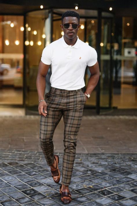 Dapper Casual Men, Formal Black Man Outfit, Clothing Styles For Men Summer, Classy Wear Men, Easter Outfit For Men Church, Mens Spring Formal Outfits, Graduation Outfit Ideas Men Casual, Classy Black Man Outfits, Male Wedding Guest Outfit Summer Casual