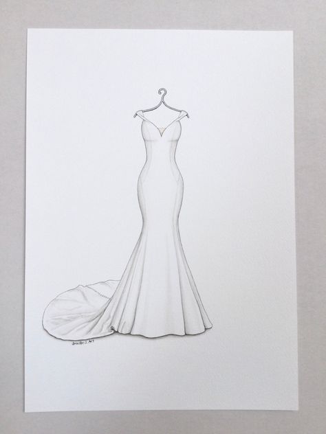 CUSTOM Wedding dress sketch illustration drawing painting portrait Wedding Dresses Drawing Sketches, Drawing Wedding Dresses, Kate Moss Wedding Dress, Wedding Dress Drawing, Custom Wedding Dress Sketch, Wedding Dress Sketch, Kate Moss Wedding, Wedding Dress Drawings, Wedding Dress Illustrations