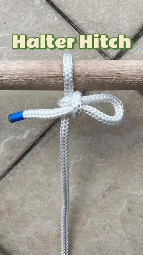 Hitch Knot, Paracord Wrap Handle, Paracord