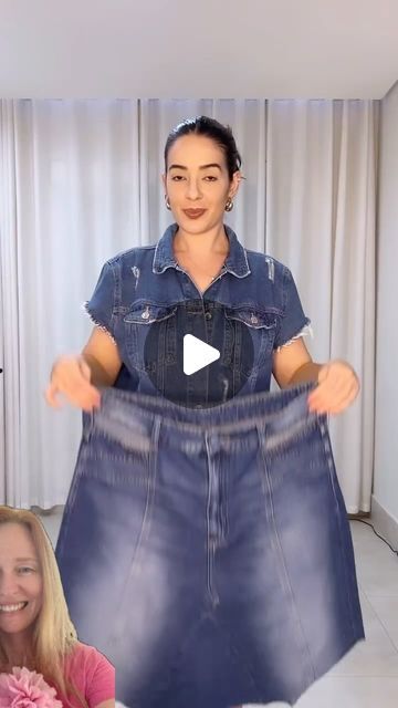 Thousands of Tips on Instagram: "Transform Pants into skirts
Follow Stella’s tip to give your old jeans a new life by transforming them into a stylish skirt. All you need are a pair of old jeans, scissors, and fabric glue. It’s a super easy project that’s perfect for upcycling your wardrobe.

Credits:@stellamedeirosa

#JeansToSkirt #DIYSkirt #UpcycledFashion #EcoFriendlyFashion #SustainableFashion #DIYProject #CraftIdeas #CreativeMoms #CreativeDads #DIYGifts #PersonalizedGifts #HandmadeGifts #DIYAccessories #FashionTutorial #DIYFashion #FollowMe #ViralVideo #TrendingNow #DIYHomeDecor #FashionInspiration #StyleTips #FashionHack #UpcycledClothing #JeansHack #WardrobeUpdate #ThriftFlip #SustainableLiving #UpcyclingProject" Jeans To Skirt Diy, Denim Diy Upcycling, Upcycle Jeans Skirt, Jeans Into Skirt, Diy Skirt, Thrift Flip, Stylish Skirts, Upcycle Jeans, Wardrobe Update