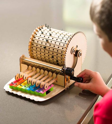 Smartivity Mechanical Xylofun Music Machine | HearthSong Wooden Toys Design, Wooden Toys Plans, Music Machine, Woodworking Toys, Engage Kids, Art Supply Stores, Stem Projects, Toy Blocks, Construction Toys