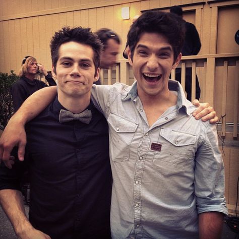 Dylan Obrien And Tyler Posey, Scott And Stiles, Wolf Aesthetic, Wolf Funny, Teen Wolf Mtv, Teen Wolf Dylan, Dylan Obrien, Teen Wolf Cast