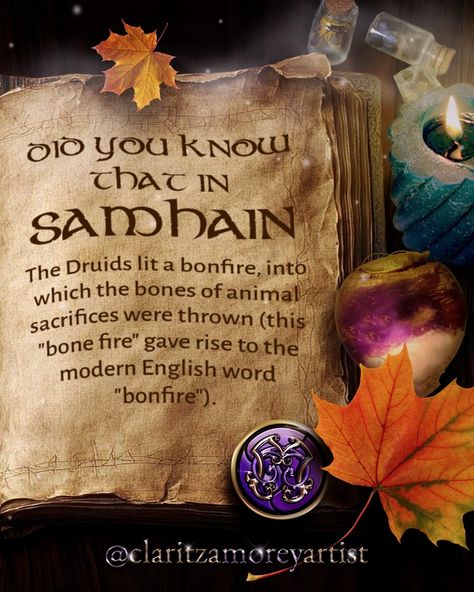 Hello my magical creatures! Today begins the favorite month of many of us... October! Starting today the counting of days begins for the great Samhain and with it each day I will publish a curiosity. I want to not only bring my art to your hearts, it is also important for me to contribute culture, folklore and traditions! I hope you enjoy it Share all the Posts with your friends and family! That would make me very happy! If you like this kind of Special Posts, let me know in the c... Samhain Decorations, Happy Samhain, Samhain Traditions, Samhain Altar, Blessed Samhain, Samhain Ritual, Irish Folklore, Celtic Culture, Did You Know Facts