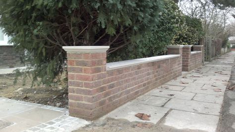 Front Garden Wall | Brickwork London | Brickwork London Front Garden Wall, Garden Ideas Front Yard, Front Garden Ideas Driveway, Brick Wall Gardens, Garden Ideas Driveway, Wall Gardens, Small Front Gardens, Garden Wall Designs, Small Yard Landscaping