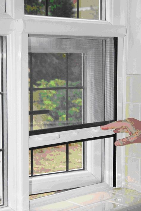 retractable Fly Screens Retractable Mosquito Screens, Window Fly Screens, Insect Screen Door, Insect Screen Window, Diy Window Screen, Fly Screen Doors, Double Patio Doors, Commercial Kitchen Design, Window Mesh