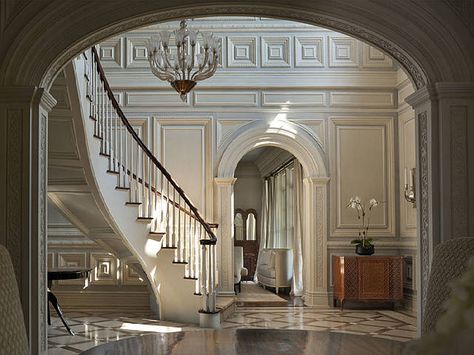 0065944-5 Foyer Decorating, Colonial Mansion, Victorian Gothic Style, Marble Floors, Dream Mansion, Traditional Style Homes, التصميم الخارجي للمنزل, Victorian Mansions, Casas Coloniales