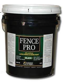 Fencecoat Pro Black Acrylic Lacquer Fence Paint for Barns, Sheds, & Other Farm Structures from Lexington Paint & Supply in Kentucky (KY) Black Fence Paint, Pipe Fence, Driveway Sealer, Fence Stain, Black Fence, Roof Coating, Paint Buckets, Paint Black, Fence Paint