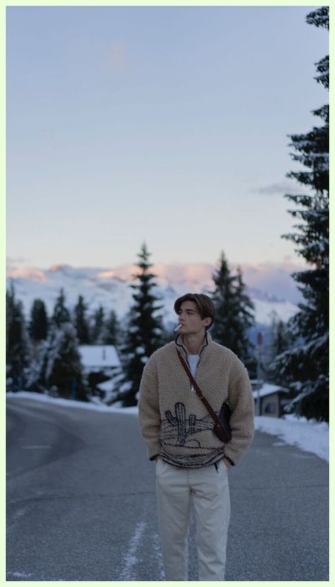 Ski Outfit Men, Winter Outfits Men Streetwear, Soft Boy Outfits, Men Aesthetic Outfits, Boys Winter Clothes, Outfits Men Streetwear, Classy Outfits Men, Aesthetic Outfits Men, Snow Outfit