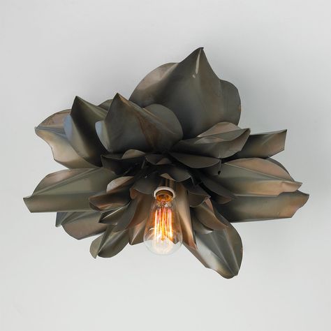 Flower chandelier diy