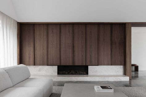 Walnut House, Tv Wand, Rural Retreats, Local Design, Residential Design, Australian Design, 인테리어 디자인, Soft Furnishings, Living Area