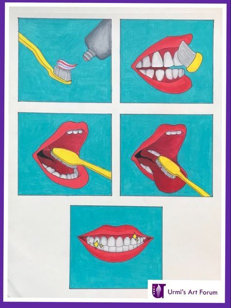 Sequential Drawing Nift, Perspective Questions, Sequential Drawing, Teeth Sketch, Sequence Drawing, Industrial Sketch, Divorce Cake, Story Boarding, Process Drawing