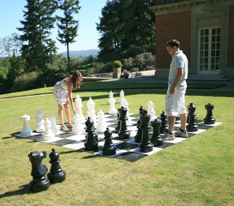 Southern Style Wedding, Giant Chess, Outside Games, Giant Games, Rock Garden Design, Garden Games, Fun Party Games, Yard Games, Chess Game