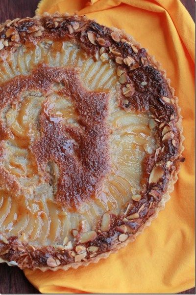 Pear Frangipane Tart, Almond Filling, Pear Almond, Frangipane Tart, Pear Tart, Cream Tart, Pear Recipes, Almond Cream, Sweet Pie