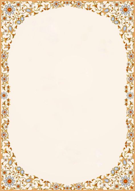 Nikah Template Background, French Border Design, Nikah Certificate Background Design, Nikah Certificate Template Background, Calligraphy Borders Frames, Nikah Frame, Portfolio Website Inspiration, Nikkah Nama, Photoshop Poster Design