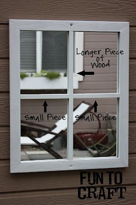 It's FUN to craft!: Fake Window Mirror Fake, Faux Windows, Diy Furniture Ideas Upcycling, Fake Window, Mirror Window, Diy Furniture Ideas, Faux Window, Window Mirror, Diy Window