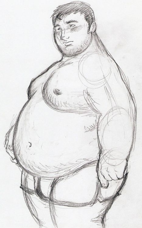 Big Guy by ~Xenobody Fat Person, Fat Man, Human Figure, Pencil Drawing, To Draw, Pencil, Google Search, Human