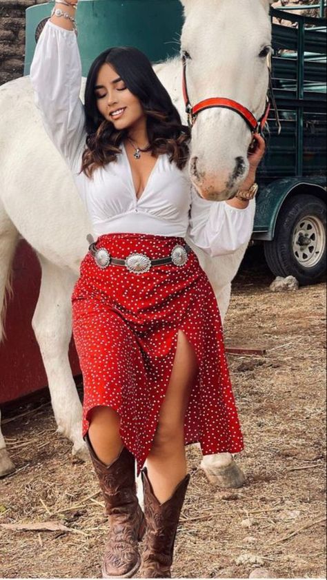 Stylish 16+ Baile Outfits and Jaripeo Dresses Mexican Boots Outfits Women, Black And White Boho Outfits, Plus Cowgirl Outfits Plus Size, Rodeo Plus Size Outfit, Rodeo Plus Size Outfit Western Wear, T Shirt Western Outfit, Cowgirl Boots Outfit Curvy, Country Western Outfits Curvy, Red Rodeo Outfit