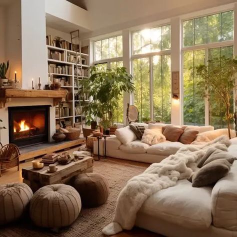 Pnw Interior Design, Paper Home, Dream House Rooms, Apartment Decor Inspiration, Decoration Inspiration, Dream House Interior, Cozy Interior, Décor Diy, Boho Living Room