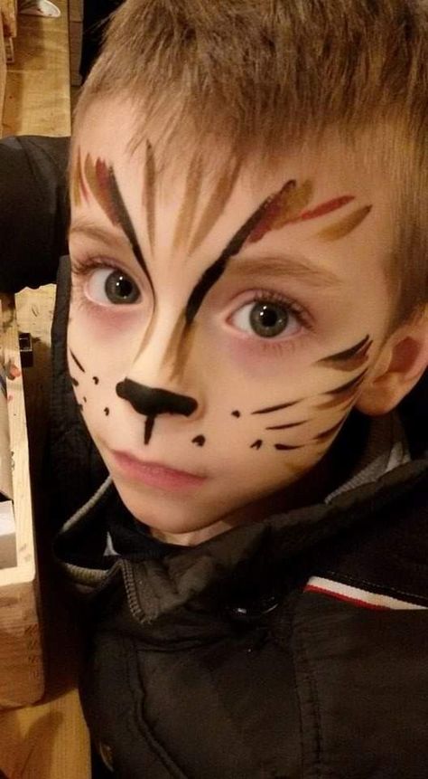 Circus Animal Face Paint, Meerkat Face Paint, Kids Cheetah Face Paint, Giraffe Face Painting, Simple Lion Face Paint, Easy Animal Face Paint Ideas For Kids, Lion Face Painting For Kids, Kangaroo Face Paint, Simple Animal Face Paint