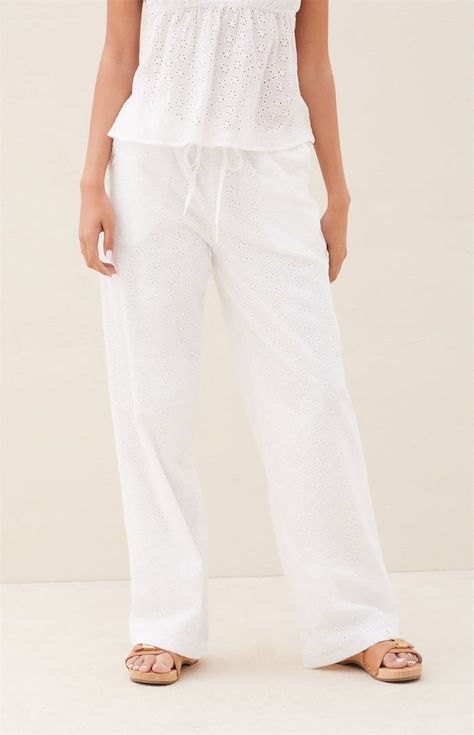 White linen jumpsuit