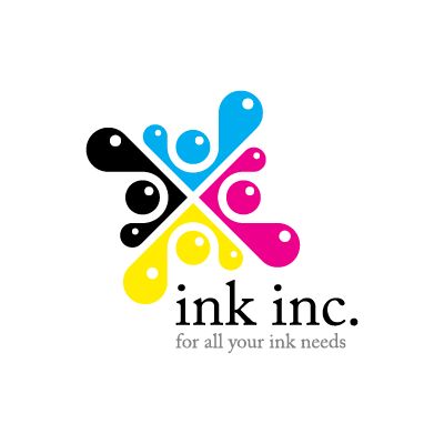 This logo could be used for an ink company or a printing company. Description from thelogomix.com. I searched for this on bing.com/images Printer Logo Design Ideas, Printing Company Logo Design Ideas, Printer Logo, Printing Company Logo, Podcast Ideas, Forest Logo, Ink Logo, Inc Logo, Gradient Color Design