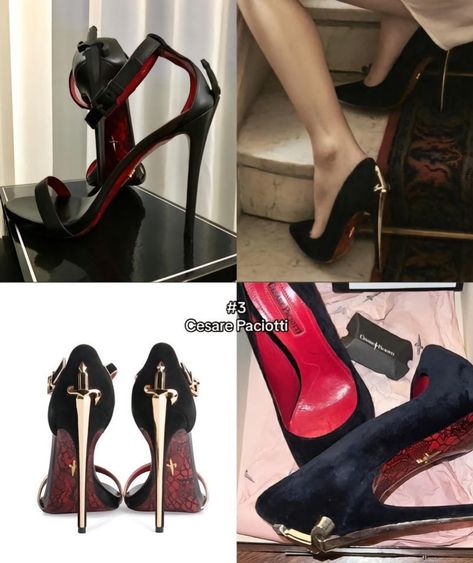 Christian Luibuiton Heels, Expensive Shoes Women, Cesar Paciotti Heels, Christian Louboutin Heels Aesthetic, Cesare Paciotti Heels, Designer Shoes Aesthetic, Designer Heels Aesthetic, Louboutin Shoes Aesthetic, Paciotti Heels