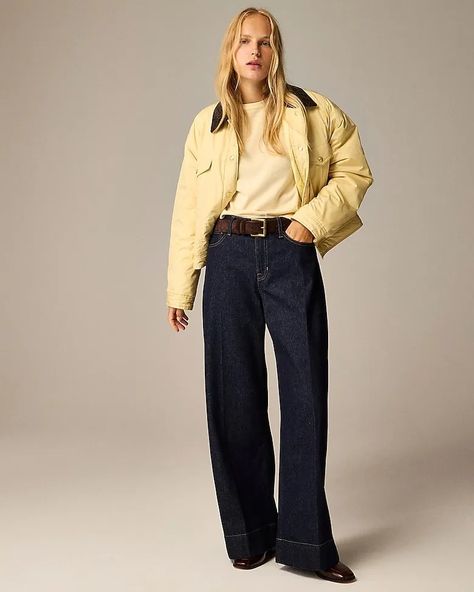 37 Wardrobe Staples to Buy From J.Crew's Fall Sale | Who What Wear UK Jcrew Fall, Thanksgiving Week, White Turtleneck, Fashion Trends Winter, Oversized Knitted Sweaters, Mens Chinos, Light Blue Jeans, Winter Trends, Suit Shop