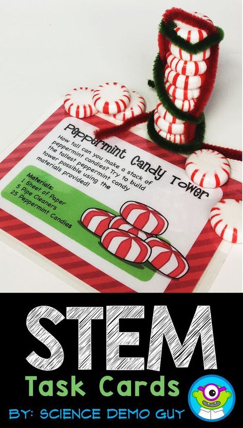 $3 · This resource includes six Christmas themed STEM Task Cards for the holidays, an editable worksheet and a STEM process poster! *****Save Money, buy the bundle!! Click Here! Save 30%******These… Holiday Stem Activities, Stem Task Cards, Christmas Stem Activities, Holiday Stem, Elementary Stem Activities, Activities Elementary, Cards For Christmas, Christmas Science, Stem Elementary