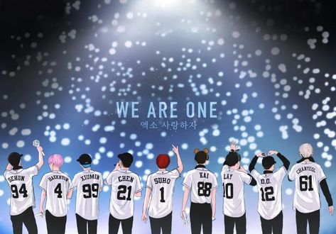 Happy 8th Anniversary, Exo For Life, Law School Life, Exo Chibi, Exo L, Exo Art, 8th Anniversary, Exo Xiumin, Exo Do