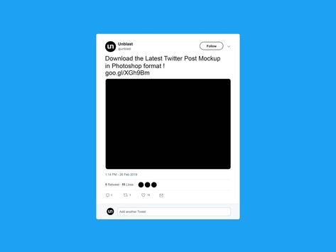 Free Twitter Post Mockup (2019) for Blank Twitter Profile Template - Best Sample Template Twitter Profile Template, Twitter Mockup, Twitter Post Template, Instagram Profile Template, Twitter Template, Profile Template, Twitter Backgrounds, Twitter Design, About Twitter