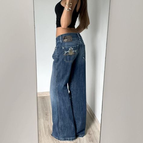 unreal Diesel vintage low rise super baggy jeans... - Depop Super Low Rise Jeans 2000s, Subdued Low Rise Jeans, Baggy Jeans Winter Outfit, Low Rise Jeans 2000s, Low Waist Baggy Jeans, Baggy Jeans Low Rise, Low Waisted Baggy Jeans, 2000s Low Rise Jeans, Baggy Vintage Jeans