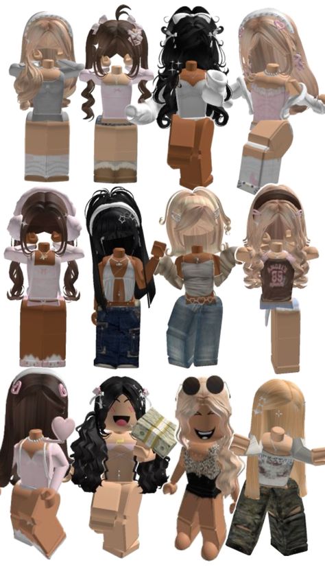 Roblox Outfits Avatar, Cute Adopt Me Outfits, Roblox Adopt Me Outfit Ideas, Cute Roblox Outfit Ideas, Cute Roblox Avatars Aesthetic, Roblox Aesthetic Outfits, Cute Aesthetic Roblox Avatars, Roblox About Me Ideas, Ideas For Roblox Avatar