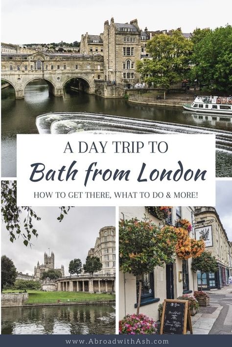 Bath is one of my favorite London day trips! Discover everything you need to know for a day trip to Bath from London. Learn the best things to do in Bath, how to get to Bath from London, and how long to spend in Bath. #bath #bathengland #londondaytrip #londondaytrips #daytripsfromlondon #daytriptobath #daytriptobathfromlondon #thingstodoinbath #bestthingstodoinbath #visitbath #unitedkingdom #england #whattodoinbath London Day Trips, Things To Do In Bath, Visit Bath, Highclere Castle, Travel London, Bath Uk, Day Trips From London, Travel Secrets, Bath England