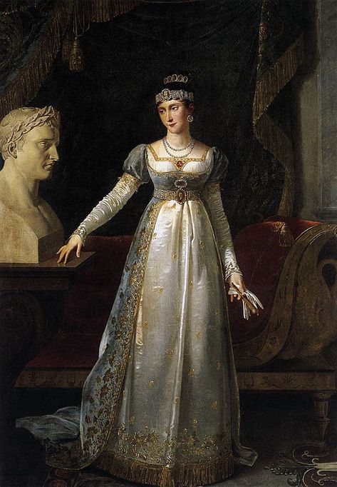 Robert Lefèvre - Wikiwand Regency Era Paintings, Neoclassical Dress, Princess Pauline, Neoclassical Fashion, Josephine Bonaparte, 1810s Fashion, Travel To France, 1820s Fashion, Empress Josephine