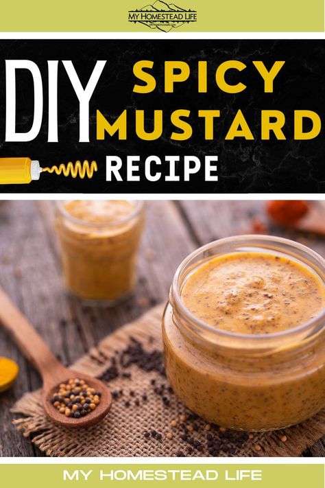 Yellow mustard is created by mixing mustard powder (ground mustard seeds) as well as a liquid. To create that vivid yellow hue, they add turmeric as a natural herb. Mustard Recipe Homemade, Spicy Mustard Recipe, Homemade Mustard Recipe, Diy Mustard, Homemade Mustard, Mustard Powder, Mustard Recipe, Spicy Mustard, Ground Mustard