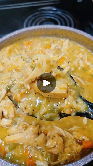 178K views · 29K reactions | Chicken + Rice Soup for the soul 🍲♨️

Video 🎥 cred: “Rae’s Kitchen” On TikTok 

#fyp #viral #explore #cooking #foryoupage #reels #foodie #foodporn #foodielife #yummy #hungry #foodgasm #instafood #delicious #foodlover #foodoftheday #foodgram #chickensoup #chickenandricesoup | ROAD TO 50K 🔥 | DM FOR PROMOTIONS | Aaliyah · Miss You Braised Chicken Recipes, Deep South Dish, Soup Beans, Chicken Rice Soup, Chili Soup, Braised Chicken, Rice Soup, Chicken Rice, Crock Pot Soup